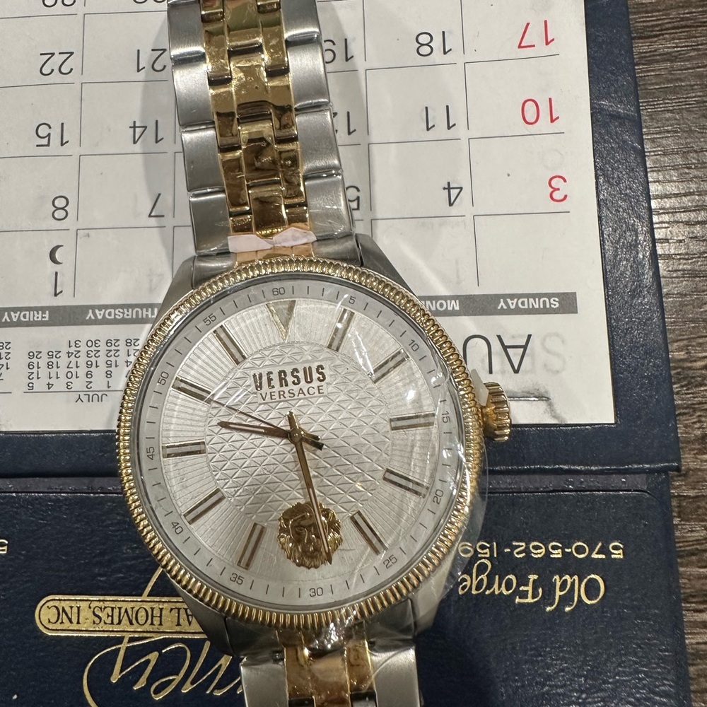 Versus Versace Silver and Gold Watch